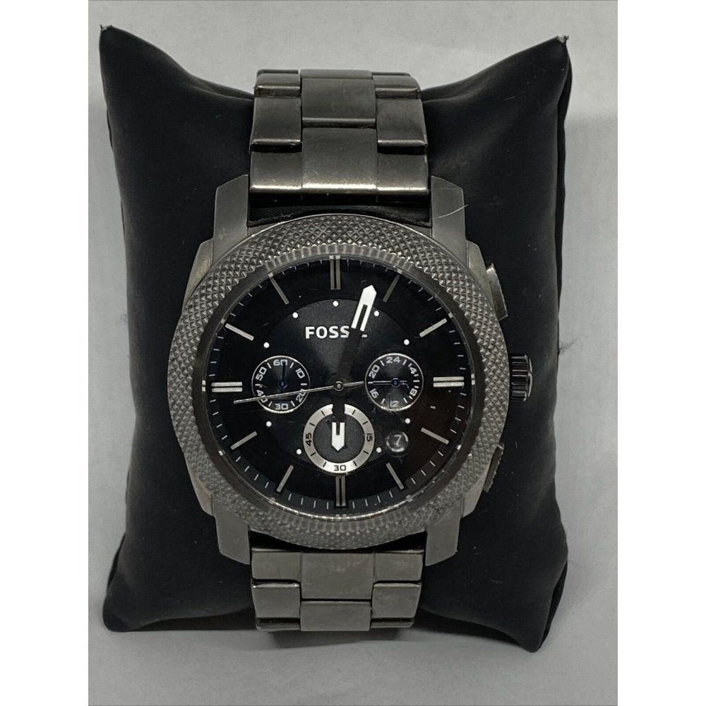 Fossil FS4735 Mens Silver Stainless Steel Analog